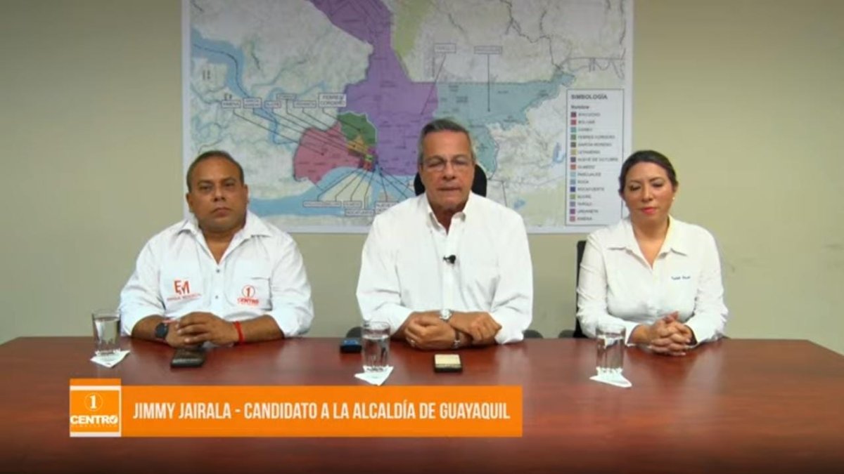 Escenario. Jimmy Jairala, líder del partido político Centro Democrático anunció que apoyará a un candidato a la Prefectura del Guayas.