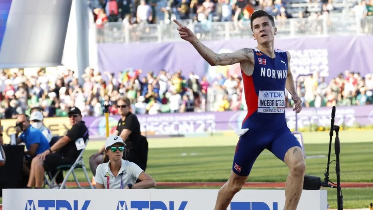 Jakob Ingebrigtsen es la joya del atletismo noruego. Estaría en esta nueva cita