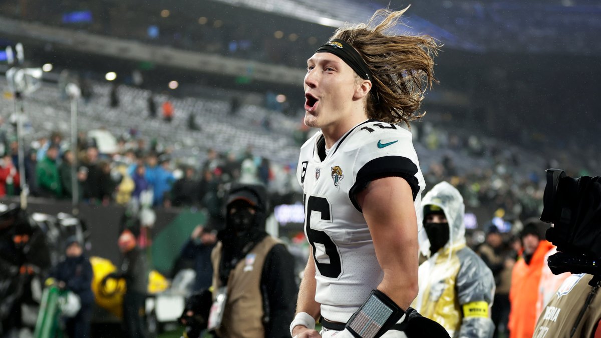 Trevor Lawrence, jugador de Jacksonville, fue clave para el triunfo ante los Jets.