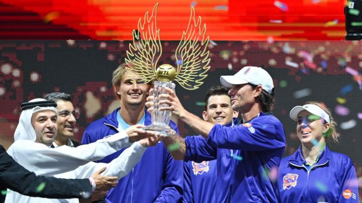 Alexander Zverev, Dominik Thiem y Elena Rybakina integraron los Hawks.