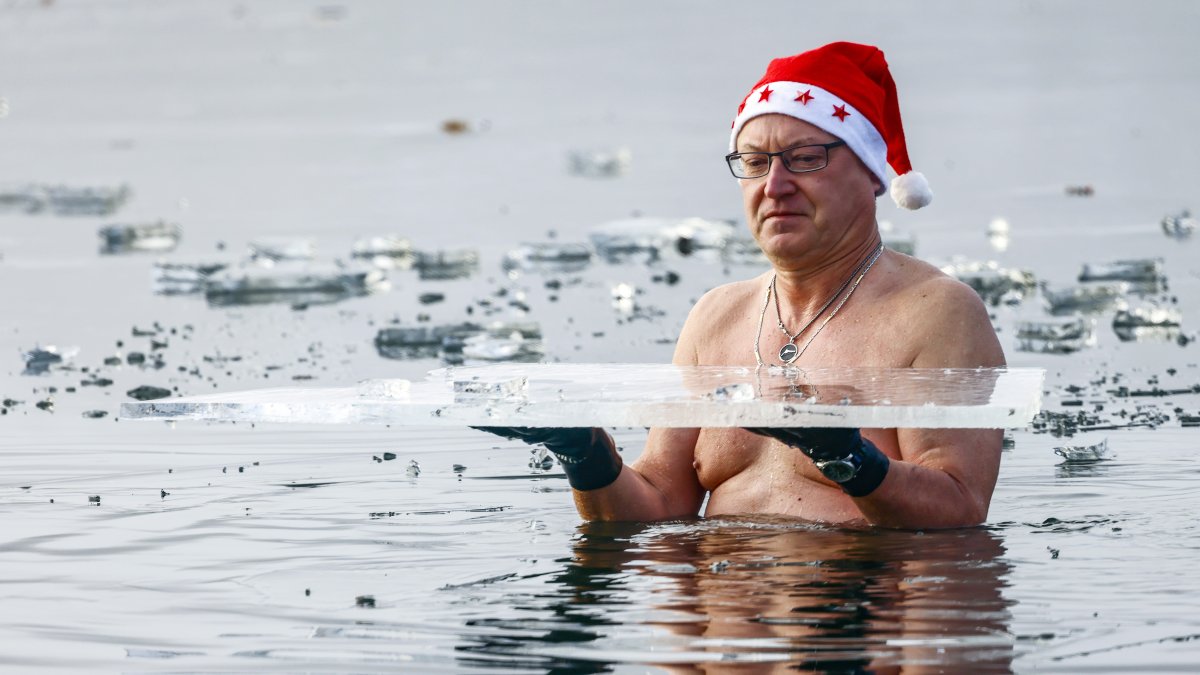 Baño navideño tradicional en Berlín