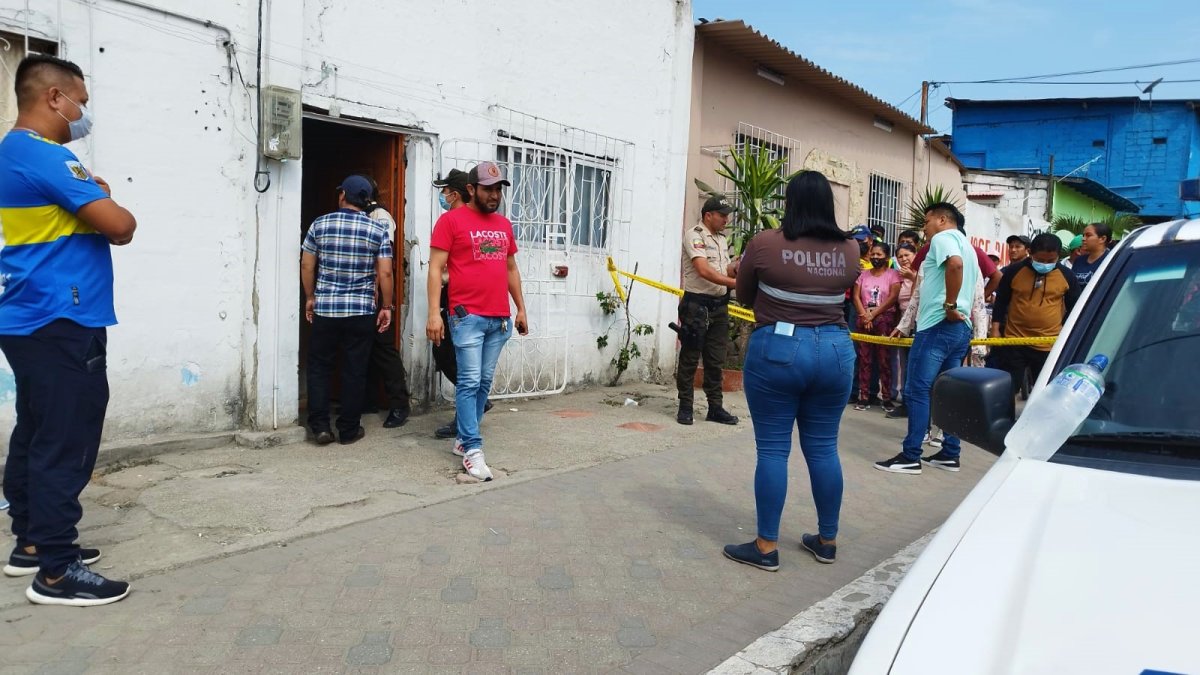 Hecho. En este sitio se cometió el crimen que estremece a Santa Elena.
