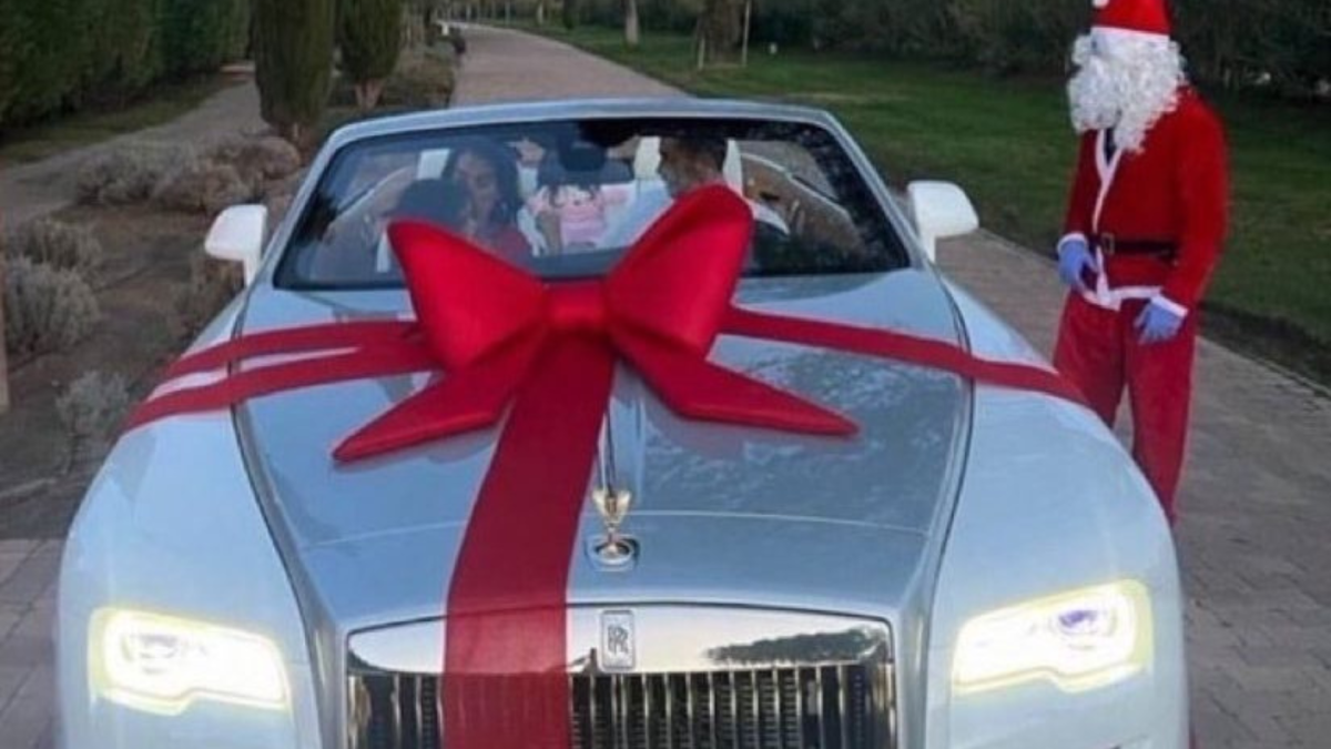 Georgina, pareja de Ronaldo, compartió el momento mediante su cuenta de Instagram.