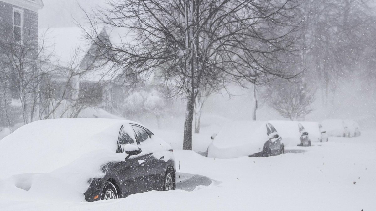 Vista del impacto de una tormenta invernal en Buffalo, Nueva York, el 24 de diciembre de 2022.
