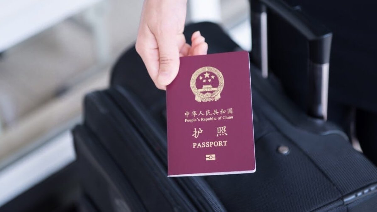 Imagen archivo, pasaporte Chino