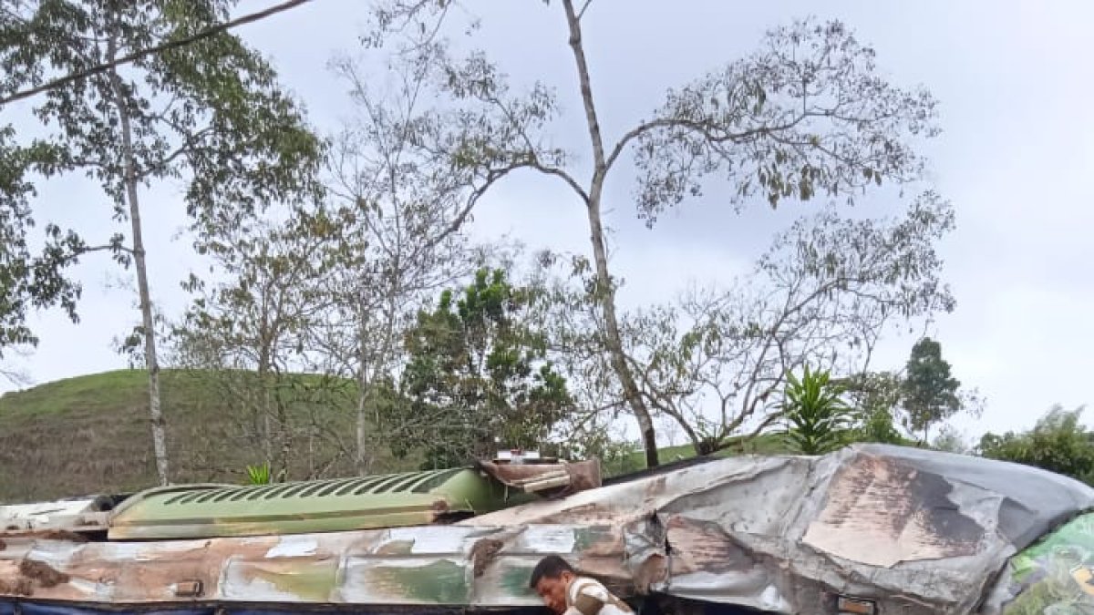 El accidente de tránsito se produjo en el trayecto El Carmén-Santo Domingo