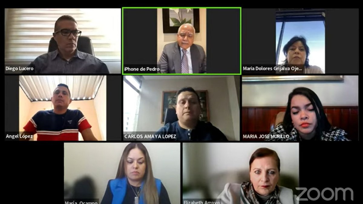 Los comisionados dijeron que trabajaron siete semanas de manera ardua. Se reunieron este 27 de diciembre de forma virtual.