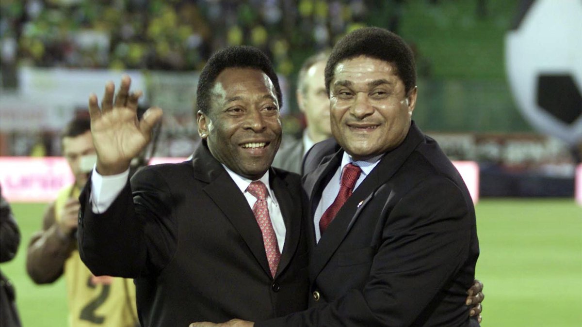 Pele y Eusebio da Silva Ferreira, en una foto de archivo.
