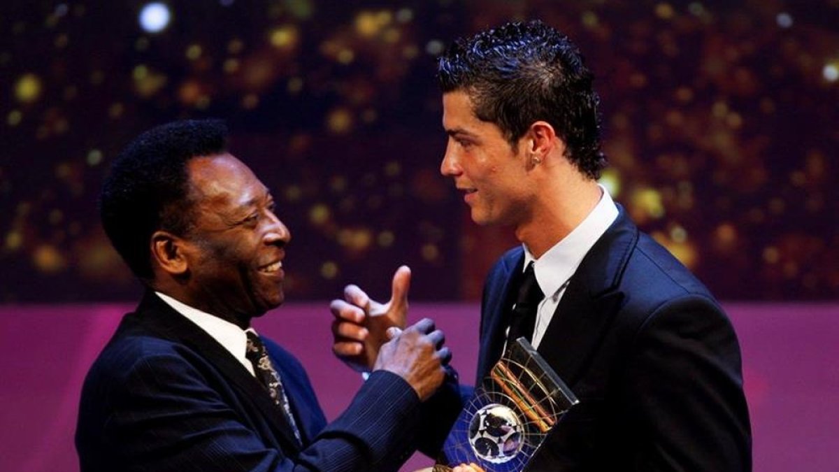 Cristiano Ronaldo se despidió de Pelé y le agradeció por todo el cariño.