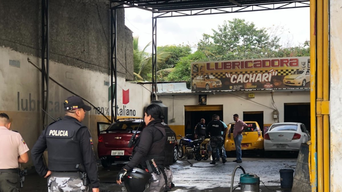 Babahoyo. El ataque se registró dentro de una lubricadora.