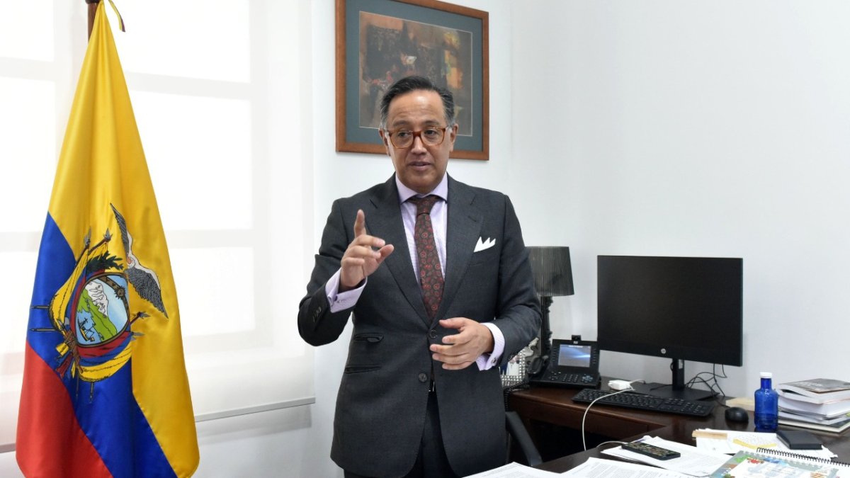 Diego Ordóñez es el secretario de Seguridad del gobierno de Guillermo Lasso.