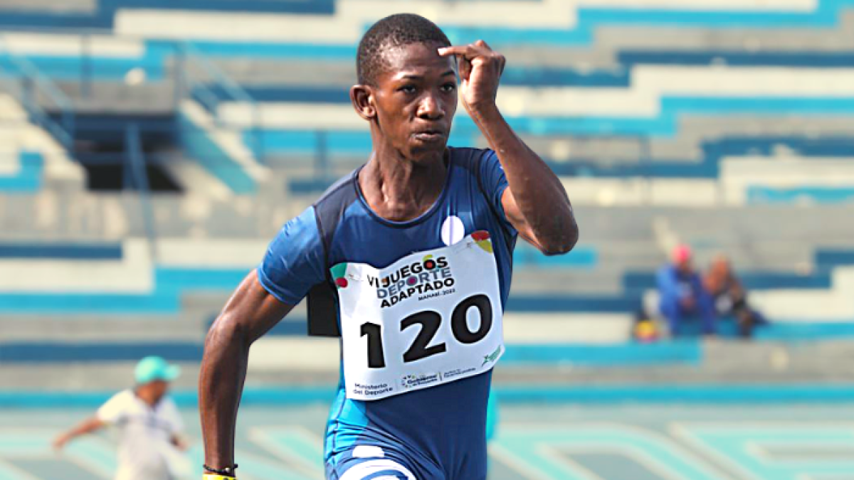 Los  Juegos Adaptados de noviembre pasado dejaron a Jorge un registro de 17 segundos en los 100 m.