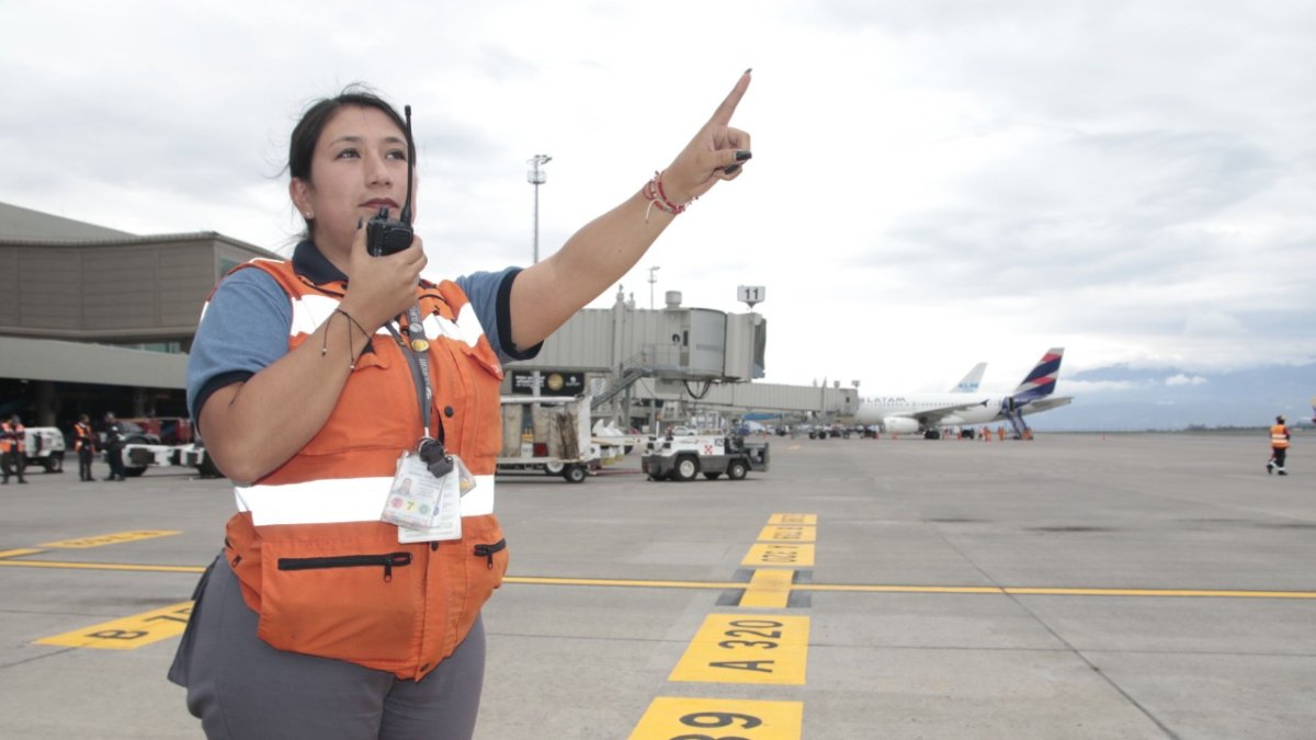 En el Aeropuerto de Quito hay un trabajo coordinado en distintas áreas.