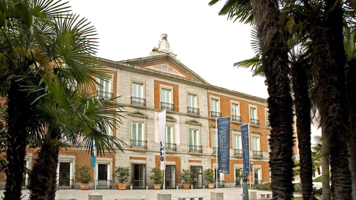 Madrid. Exterior del Museo Thyssen-Bornemisza.