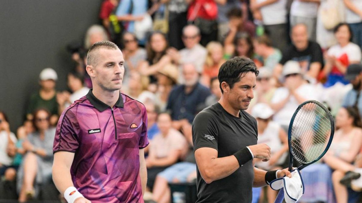 El bosnio Brkic y el ecuatoriano Escobar (d) no pudieron ante los australianos Jason Kubler y Rinky Hijikata.