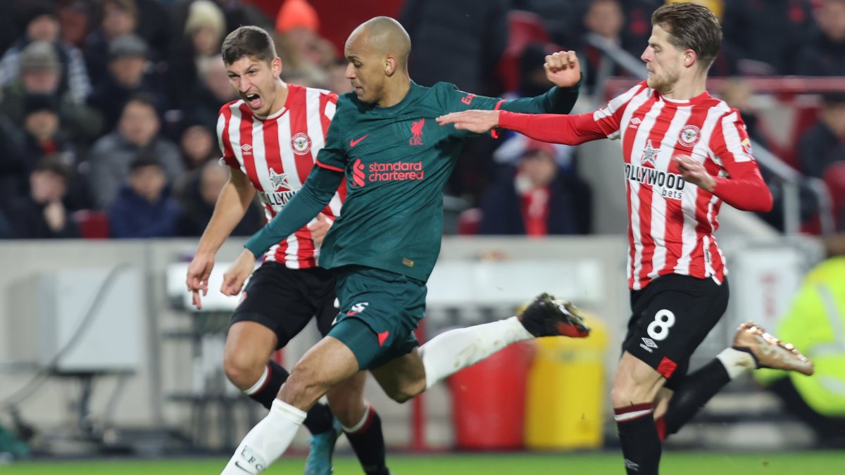 Liverpool fue sorprendido por la presión constante del Brentford.