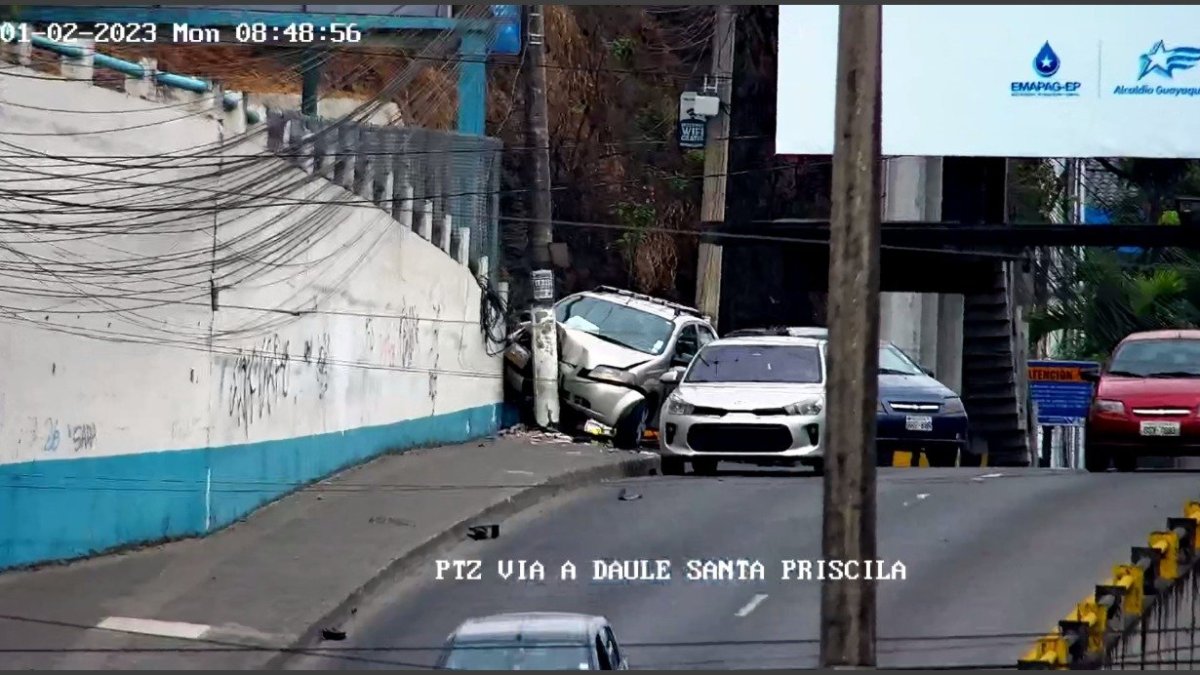 Hecho. Este fue de uno de los siniestros de tránsito.