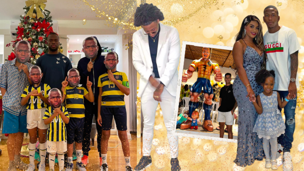 Con alegría, unos vestidos de gala, otros con sus propios años viejos, los futbolistas disfrutaron del cambio de año junto a sus familias.