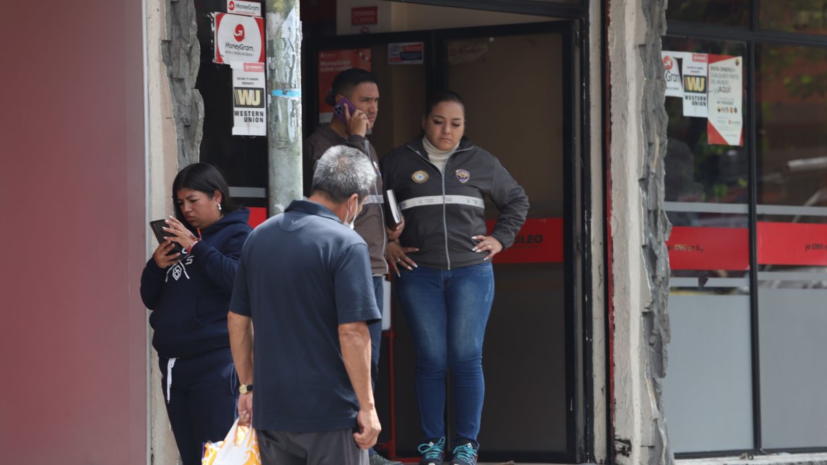 Sangolquí. Cerca del contenedor verde se produjo el asesinato.