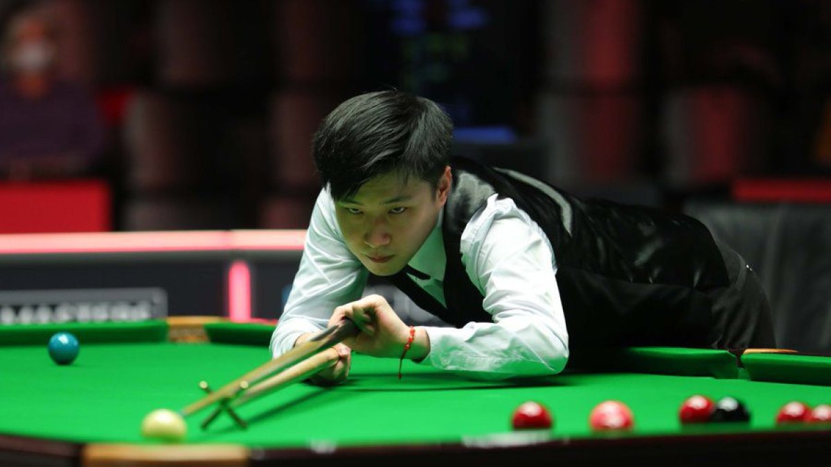 Zhao Xintong, uno de los billaristas sancionados.