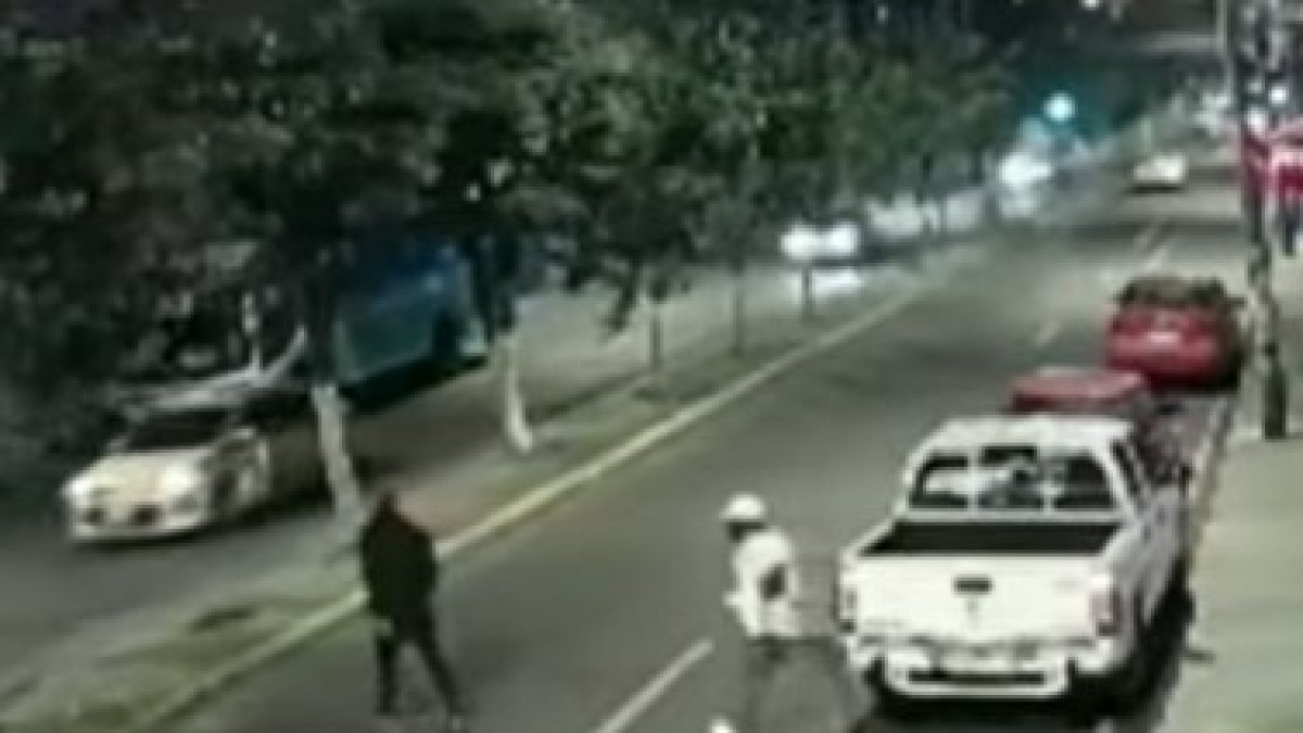 Sangolquí. Los asesinos aparecen en los videos.