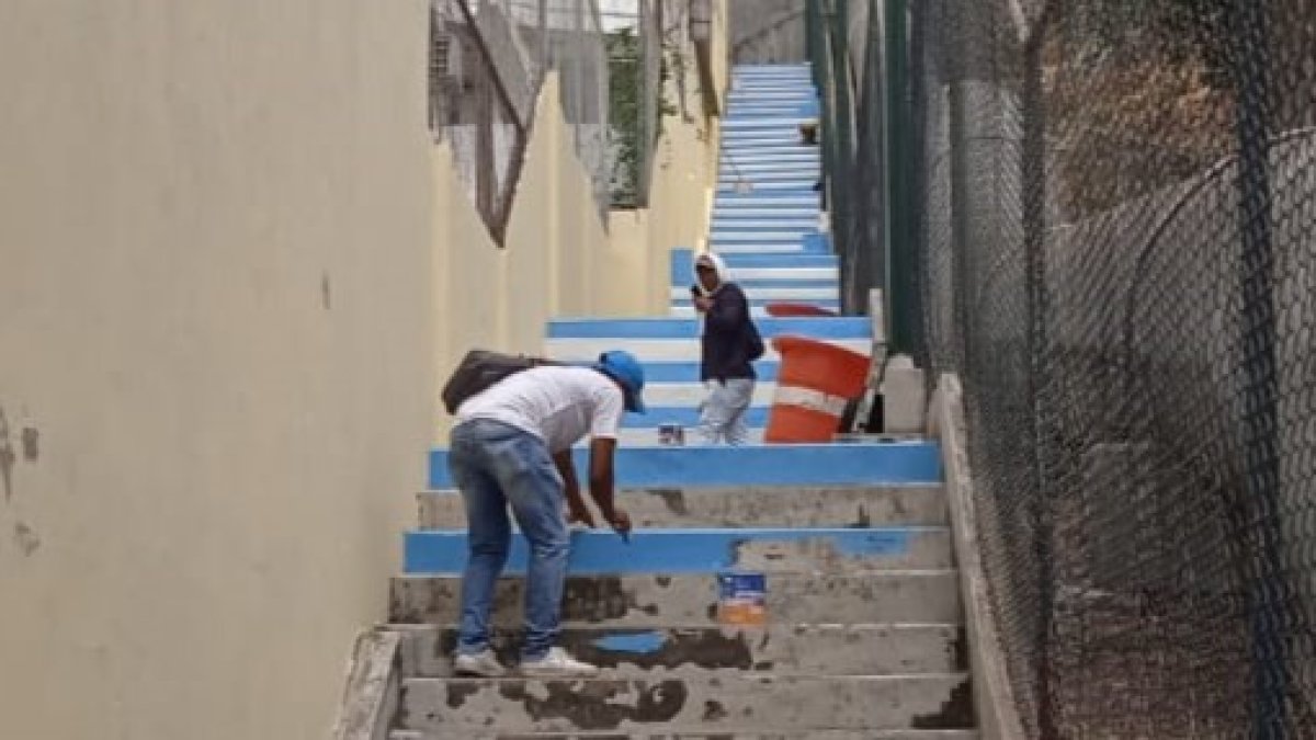 Personal municipal llegó este 5 de enero al lugar para intervenirlo.