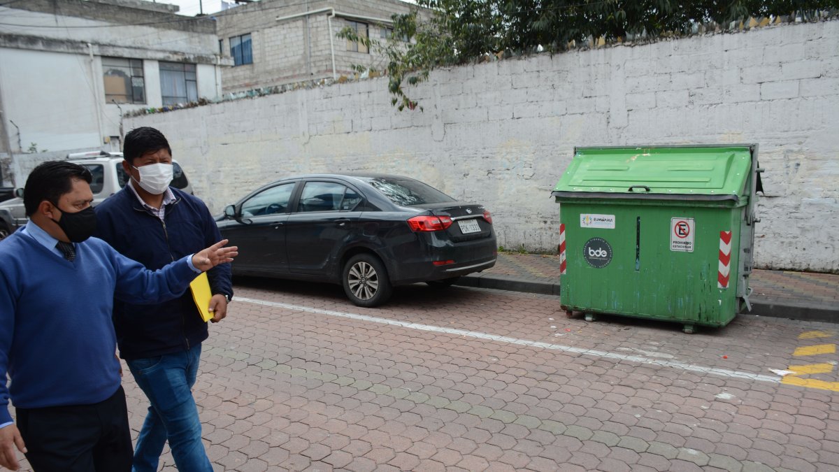 Sangolquí. En la foto se observa el lugar donde aquella historia de amor, que se vislumbraba como feliz, terminó en crimen.