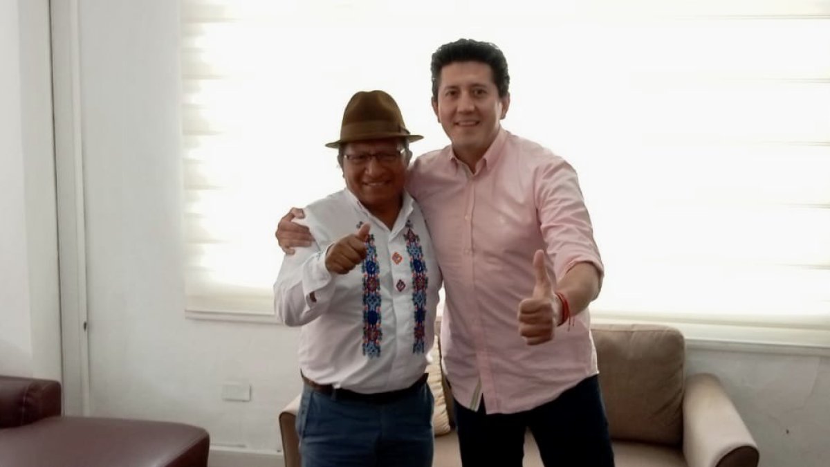 Causa. Rodas es candidato a concejal de Quito con Pachakutik y otros movimientos aliados