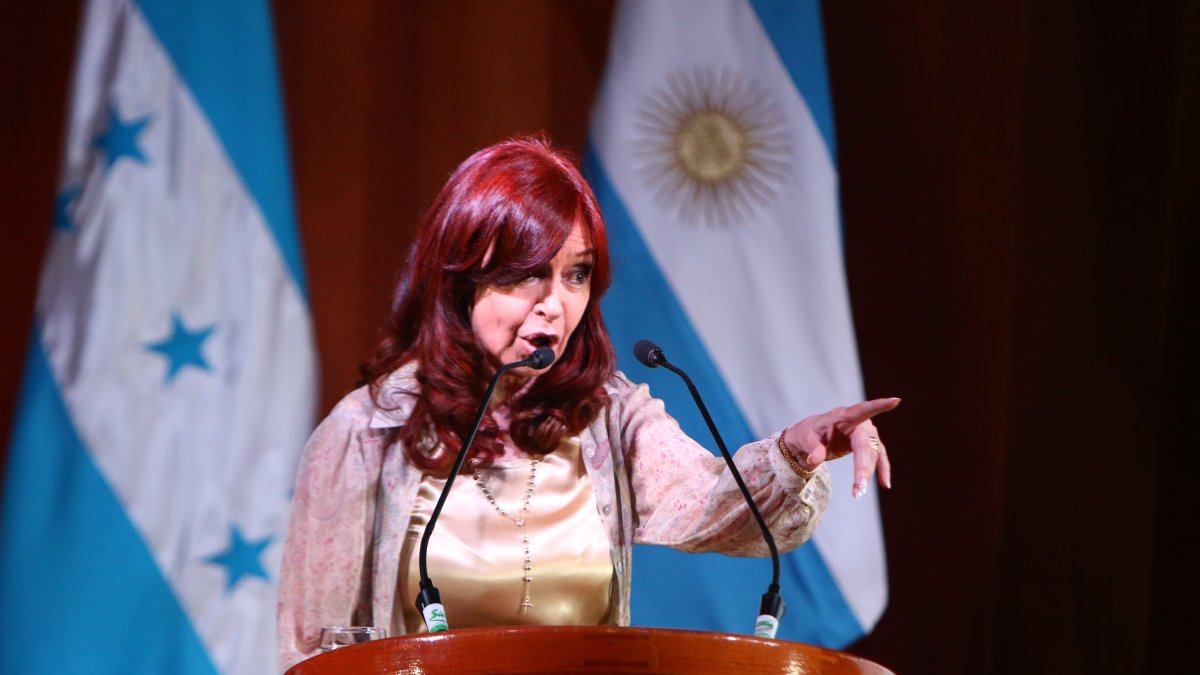 La vicepresidenta de Argentina, Cristina Fernández de Kirchner, en una fotografía de archivo.