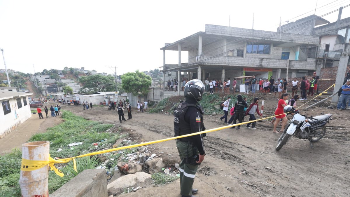 Los restos estaban estaban dentro de un saco de yute