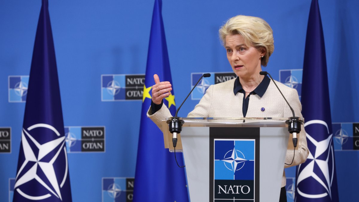 La presidenta de la Comisión Europea, Ursula von der Leyen.