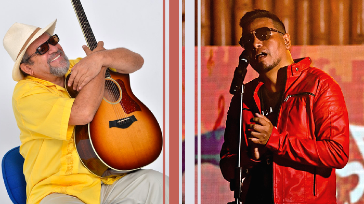 Viejo Napo y Hesny, dos estilos distintos que comparten el gusto por la buena música.