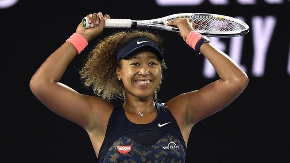 Naomi Osaka en una de sus últimas presentaciones.
