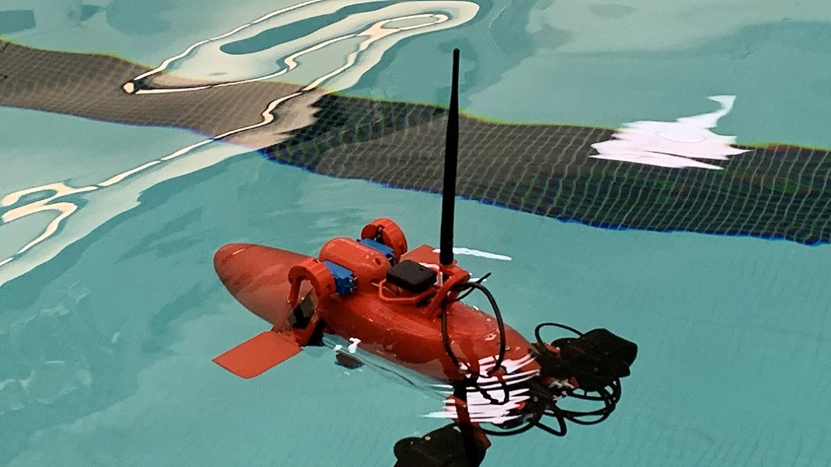 Avance. Este prototipo puede viajar por el agua sin ser detectado y de forma energéticamente eficiente no es sobre ella ni bajo ella, sino por el medio.