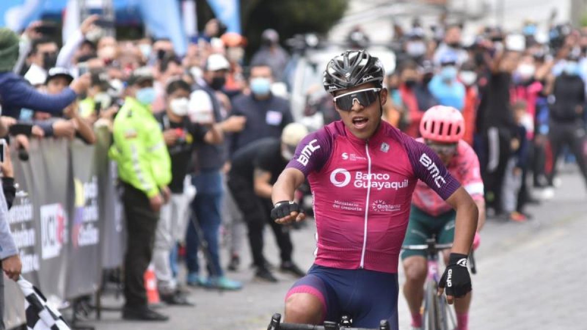 Huera ganó con el Team Banco Guayaquil el Nacional de Ruta 2022.