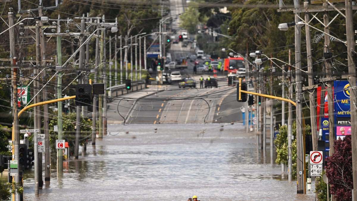 Imagen de archivo de inundaciones en Australia. 