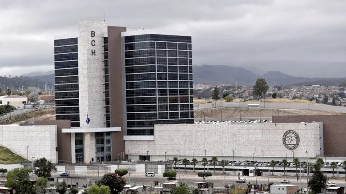 Institución. Vista exterior del Banco Central de Honduras.