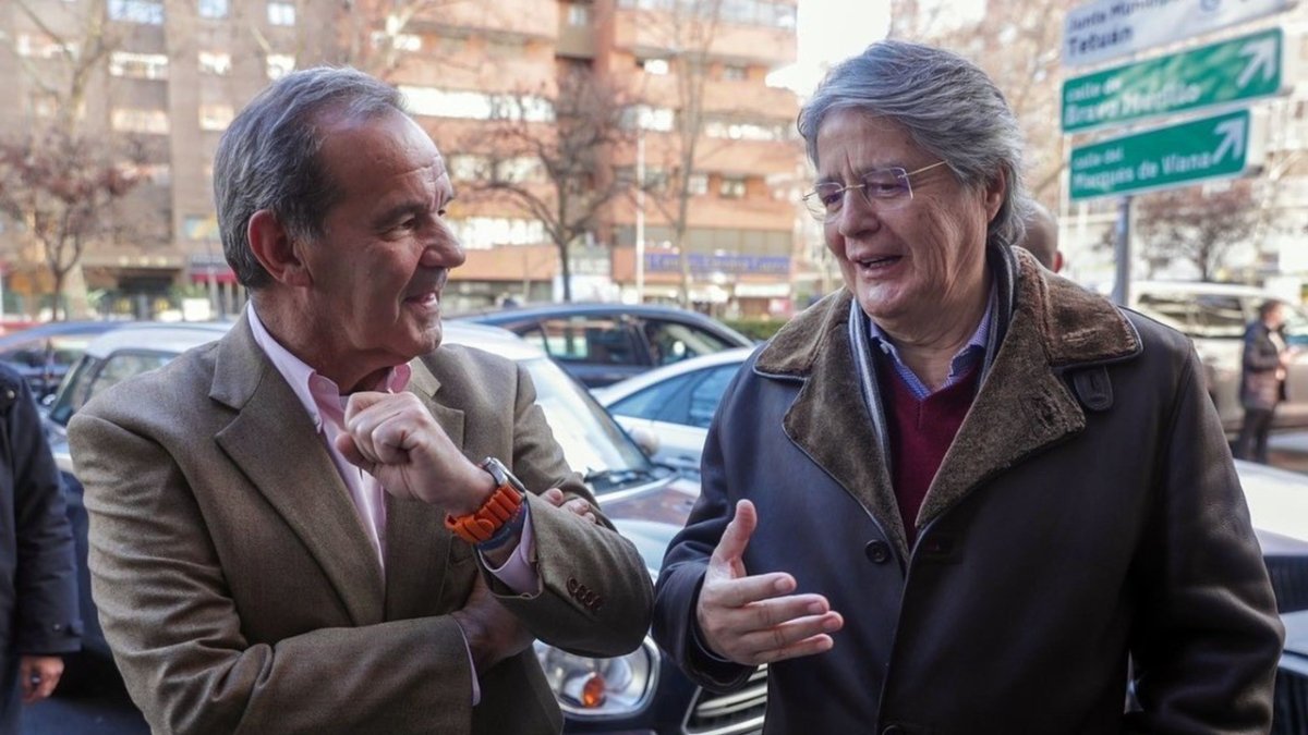Encuentro. El presidente Guillermo Lasso se reunió con secretario General Iberoamericano de SEGIB.
,