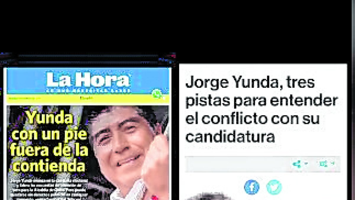 Parte del video de candidata.