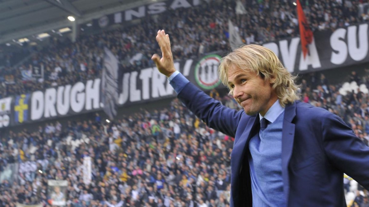 Pavel Nedved es muy querido por la afición de la Juventus.