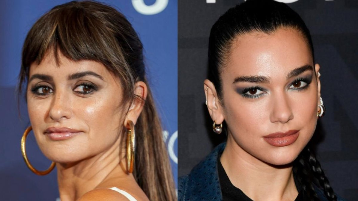Penélope Cruz y Dua Lipa, foto archivo.