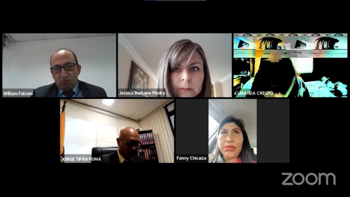 La sesión de la comisión ciudadana de selección fue virtual el 17 de enero de 2023.