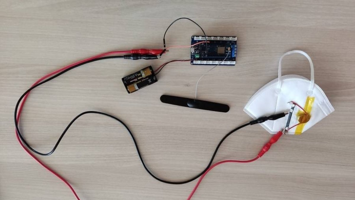 Avances. Prototipo de la mascarilla inteligente