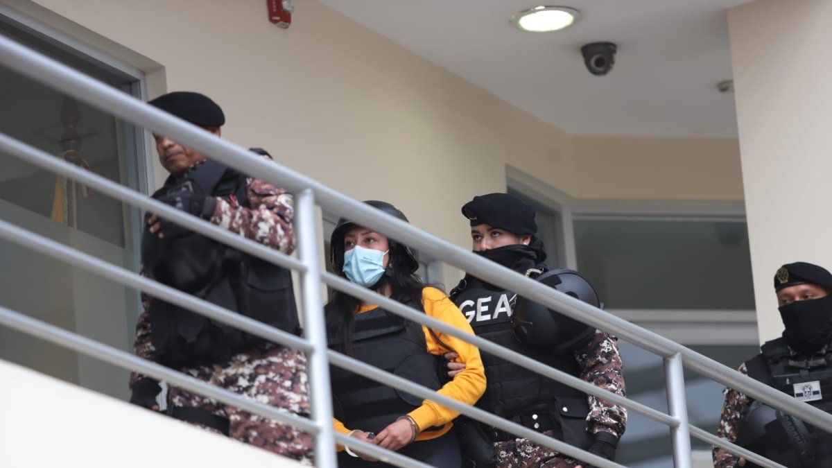 Diligencia. El miércoles la cadete acudió a la audiencia en la que le revocaron la prisióm.