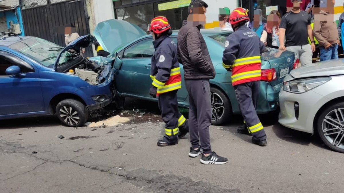 Un accidente afectó la cotidianidad del barrio.
