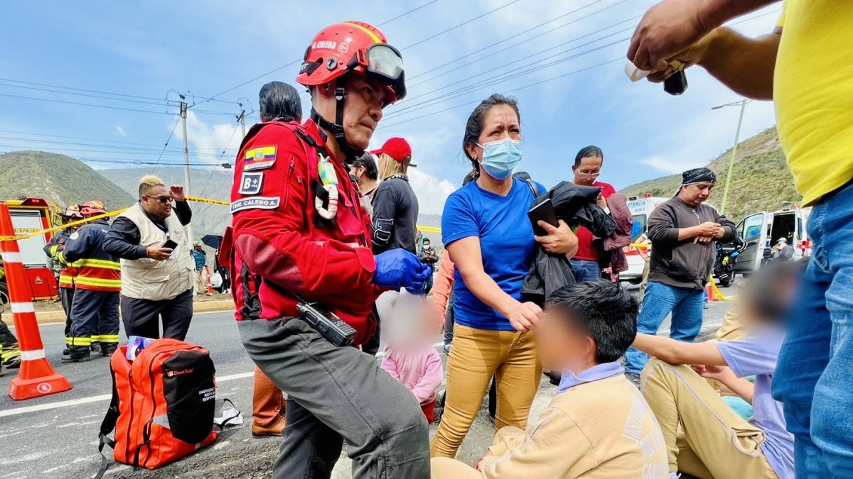 La mayoría de los menores presentaban golpes, contusiones y magulladuras, tras el accidente.