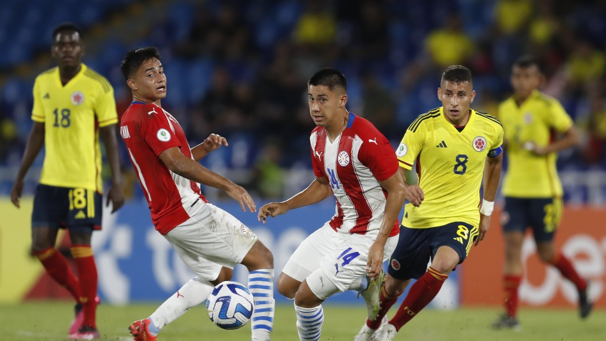 La selección de Colombia no pudo en el arranque del Sudamericano sub-20 frente a Paraguay. 