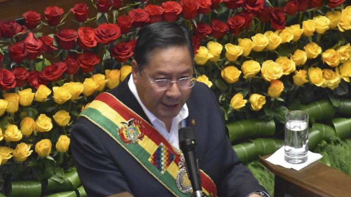 Ejecutivo.- El presidente de Bolivia, Luis Arce.
