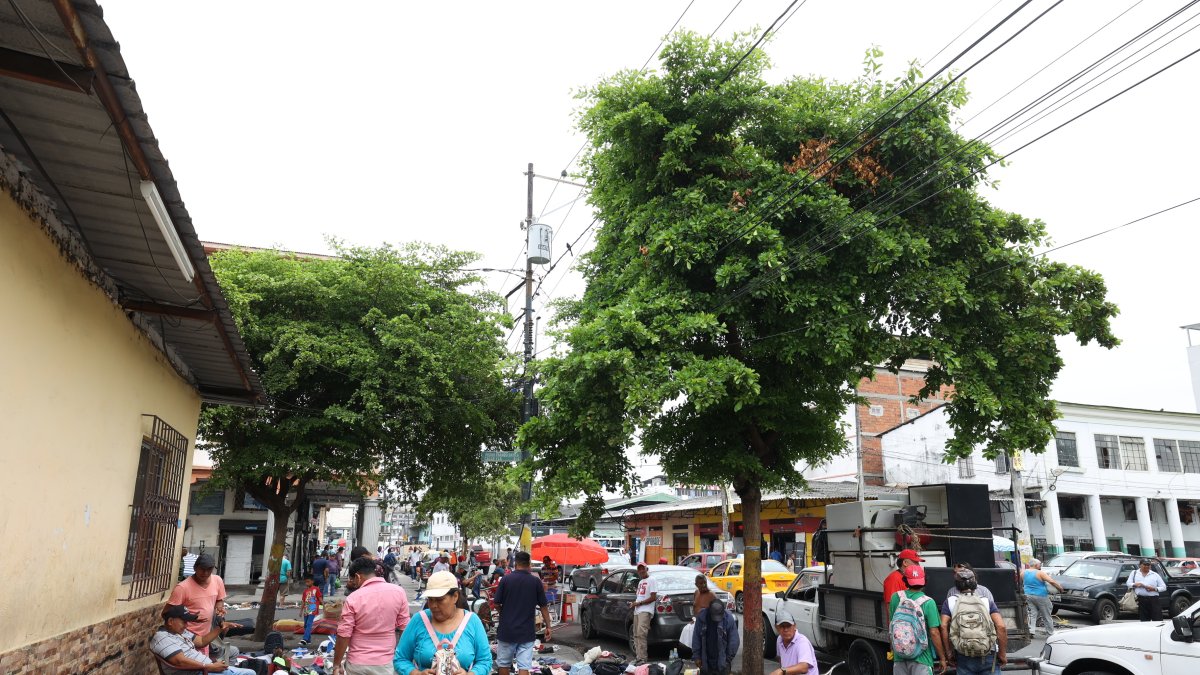 Los comerciantes se adueñan de las veredas