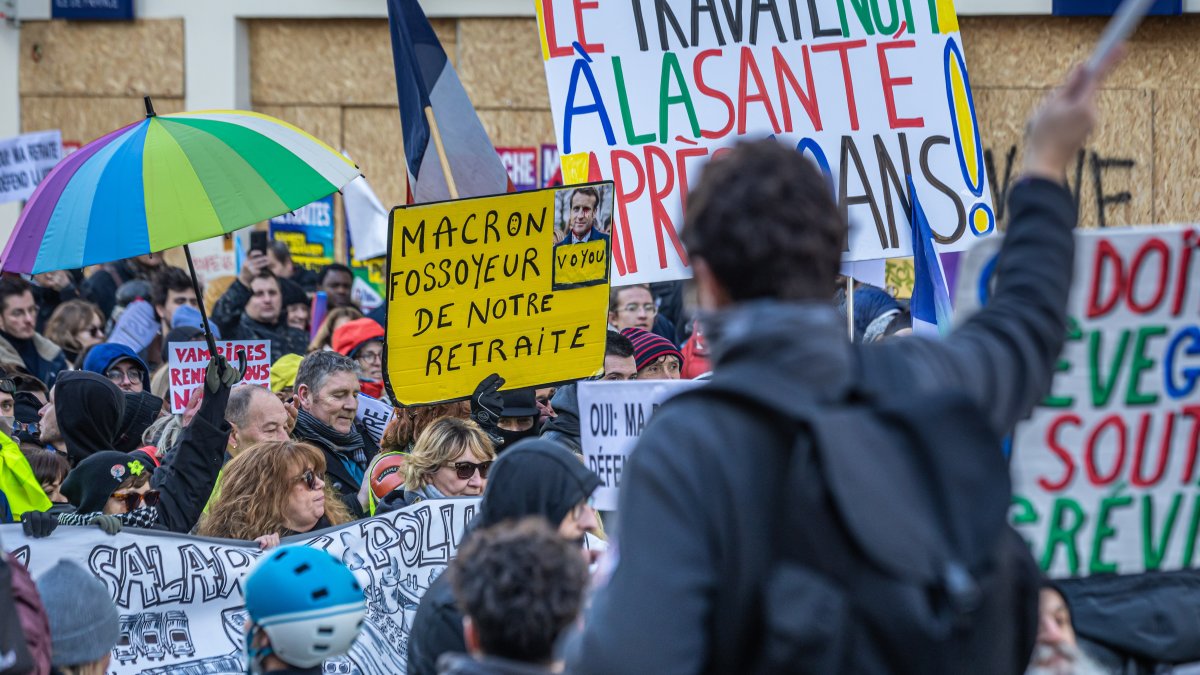 Los manifestantes salieron a las calles de París